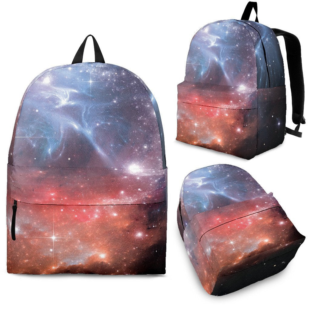 Light Geomagnetic Storm Galaxy Space Print Premium Backpack-grizzshop