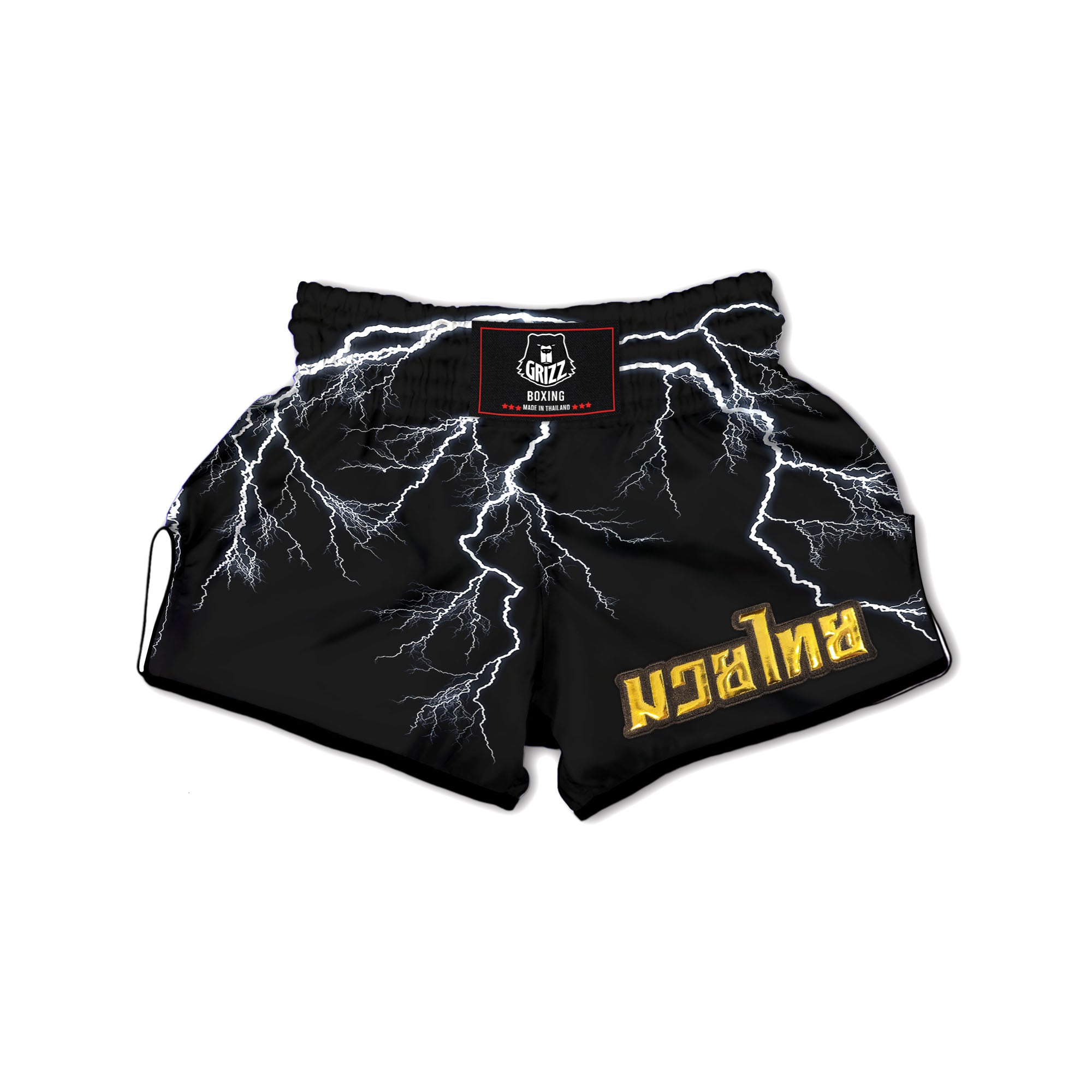 Softball Yellow Print Muay Thai Boxing Shorts