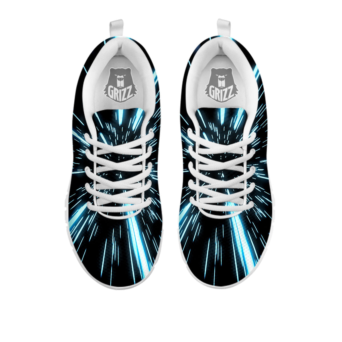 Lightspeed Blue Print White Sneaker-grizzshop