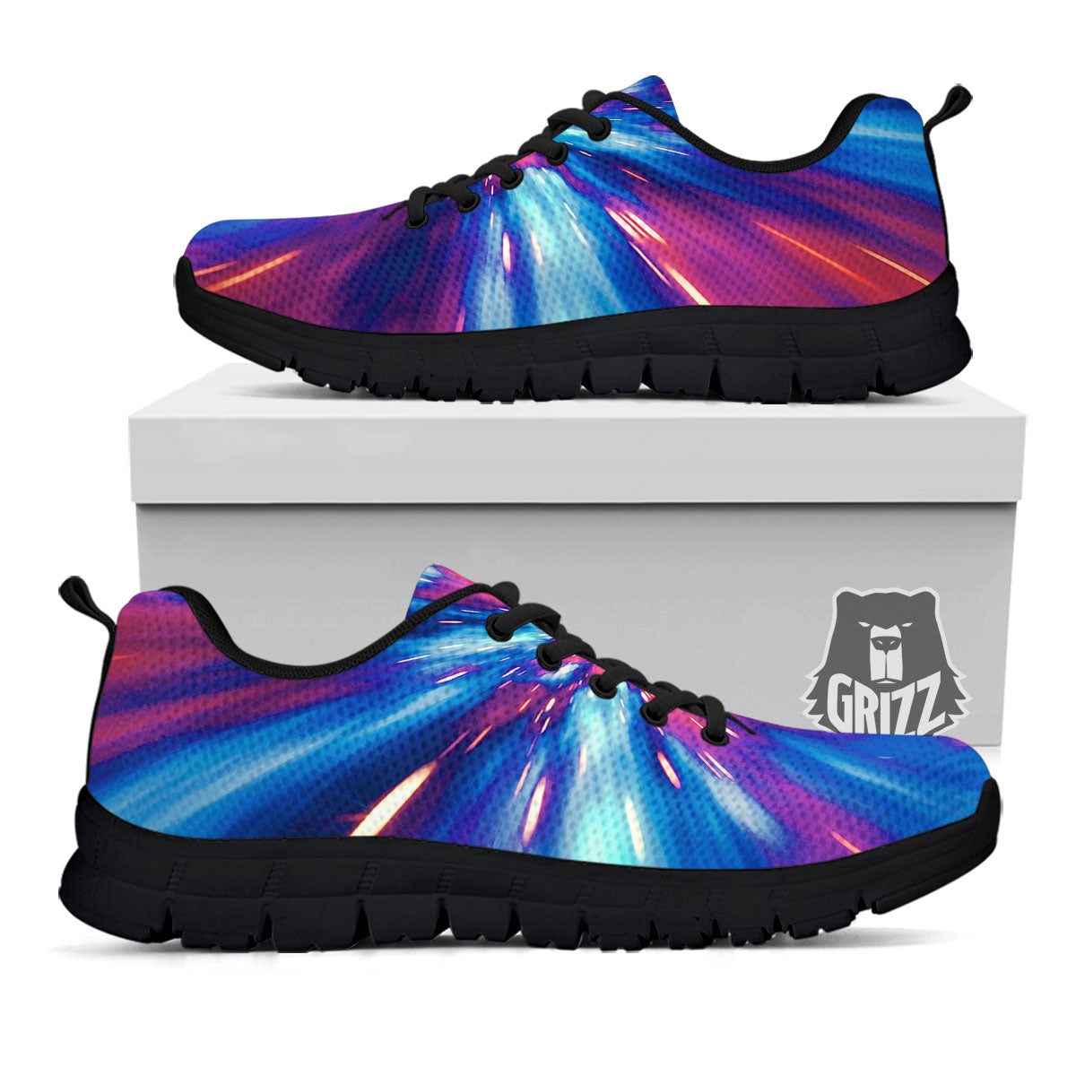 Lightspeed Galaxy Print Black Sneaker-grizzshop