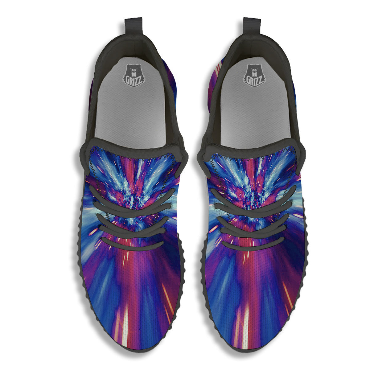 Lightspeed Galaxy Print Black Walking Shoes-grizzshop