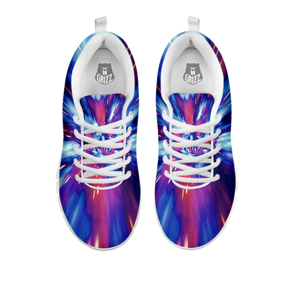 Lightspeed Galaxy Print White Sneaker-grizzshop