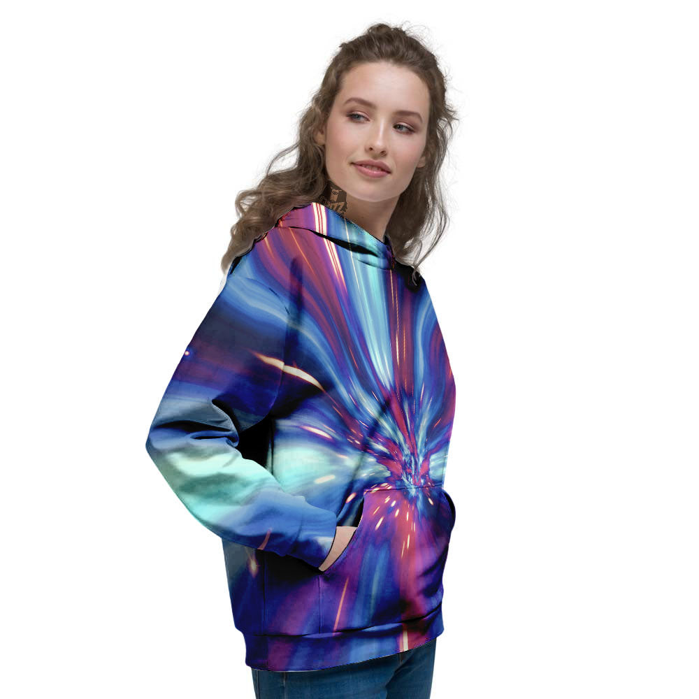 Lightspeed Galaxy Print Women's Hoodie-grizzshop