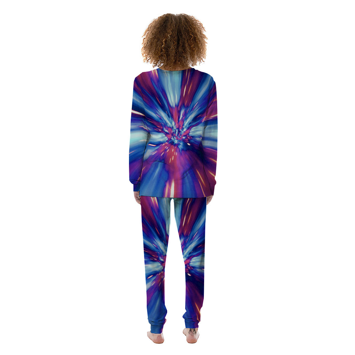 Lightspeed Galaxy Print Women's Pajamas-grizzshop