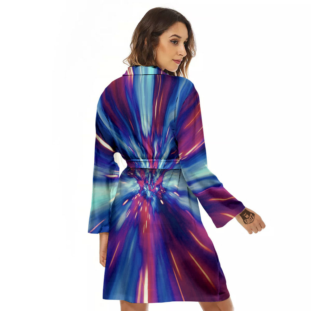 Lightspeed Galaxy Print Women's Robe-grizzshop