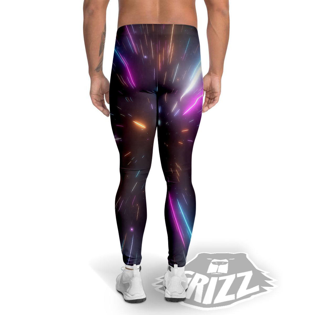 Lightspeed Hyperspace Print Men's Leggings-grizzshop