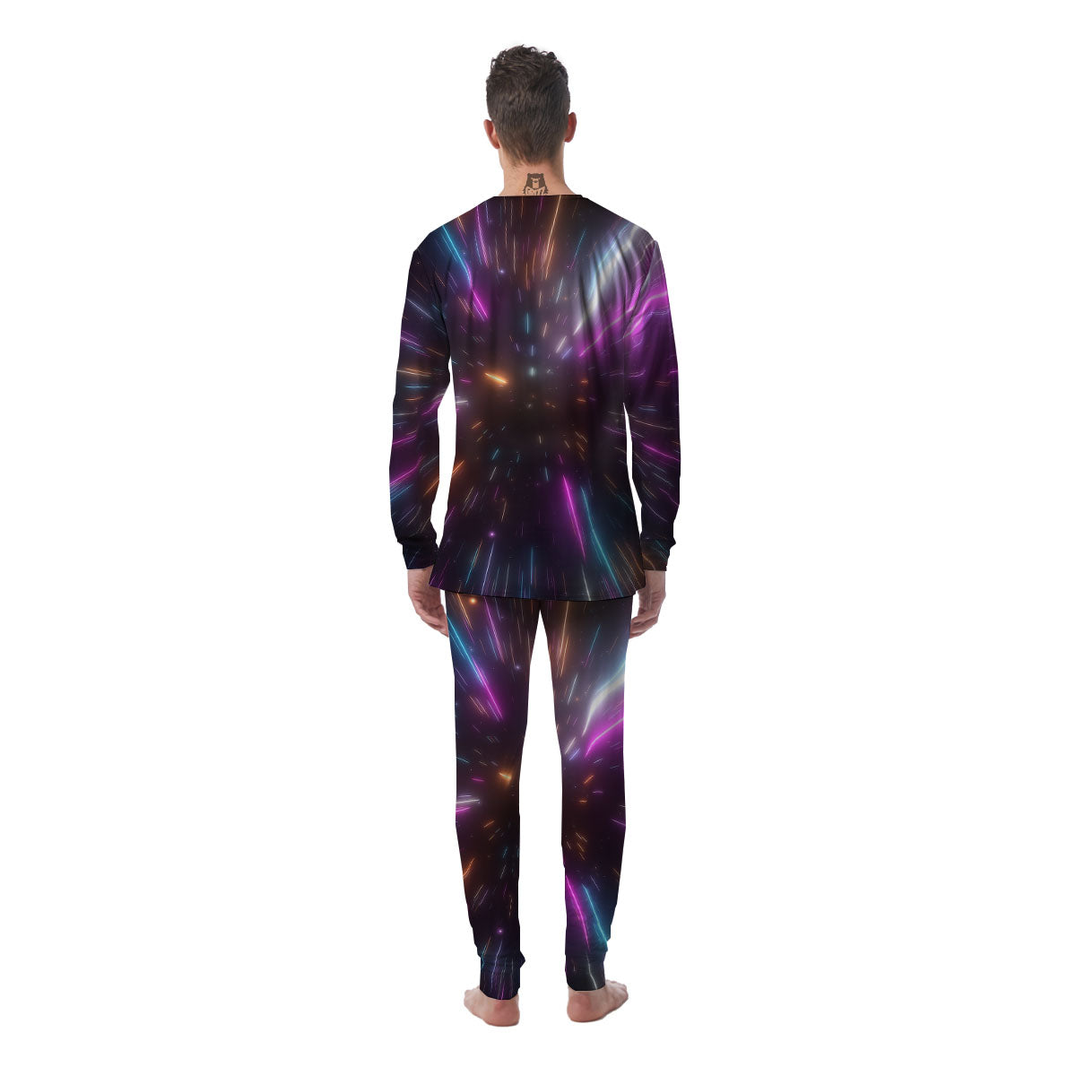 Lightspeed Hyperspace Print Men's Pajamas-grizzshop