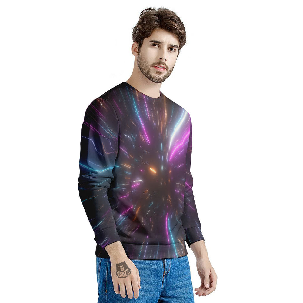 Lightspeed Hyperspace Print Men's Sweatshirt-grizzshop