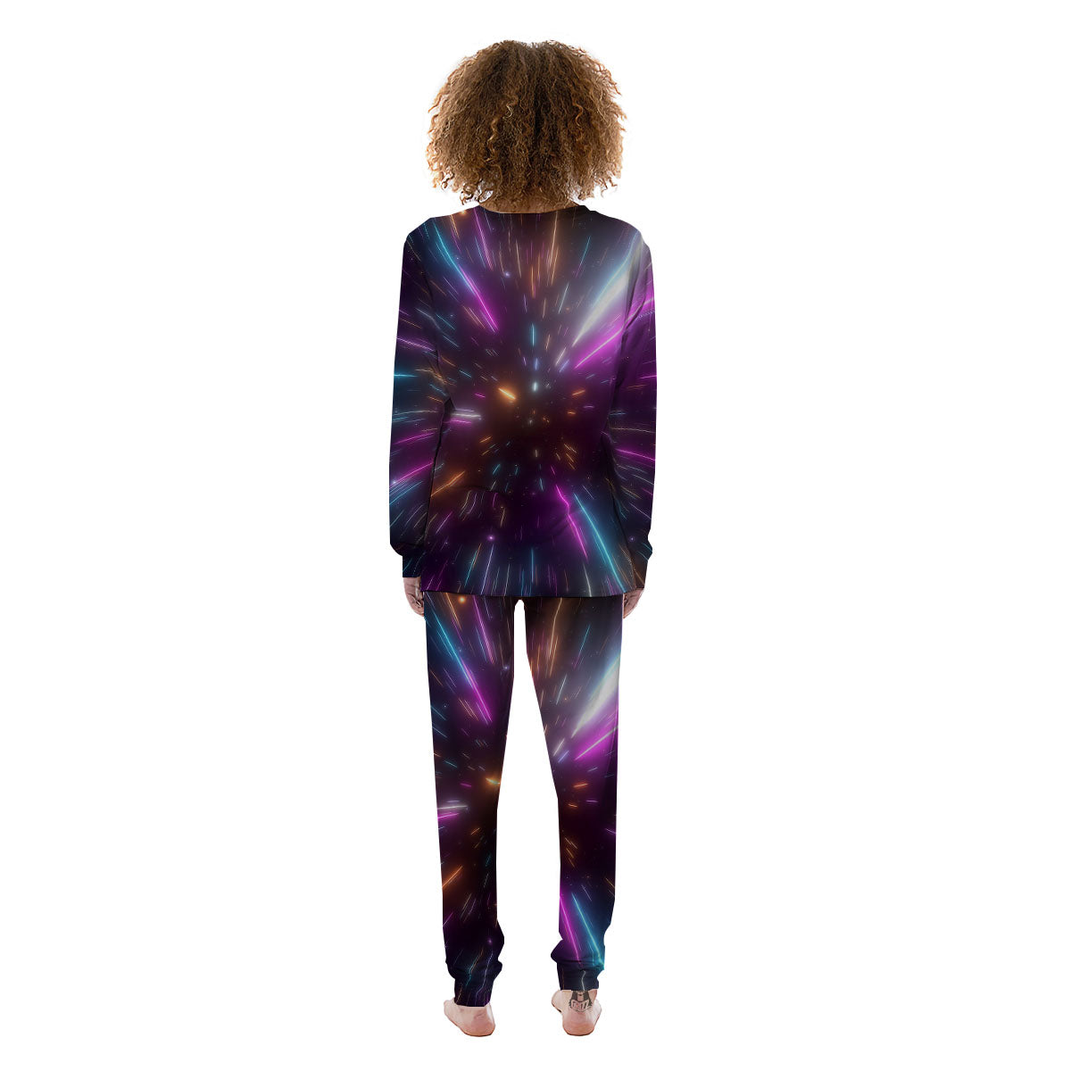 Lightspeed Hyperspace Print Women's Pajamas-grizzshop