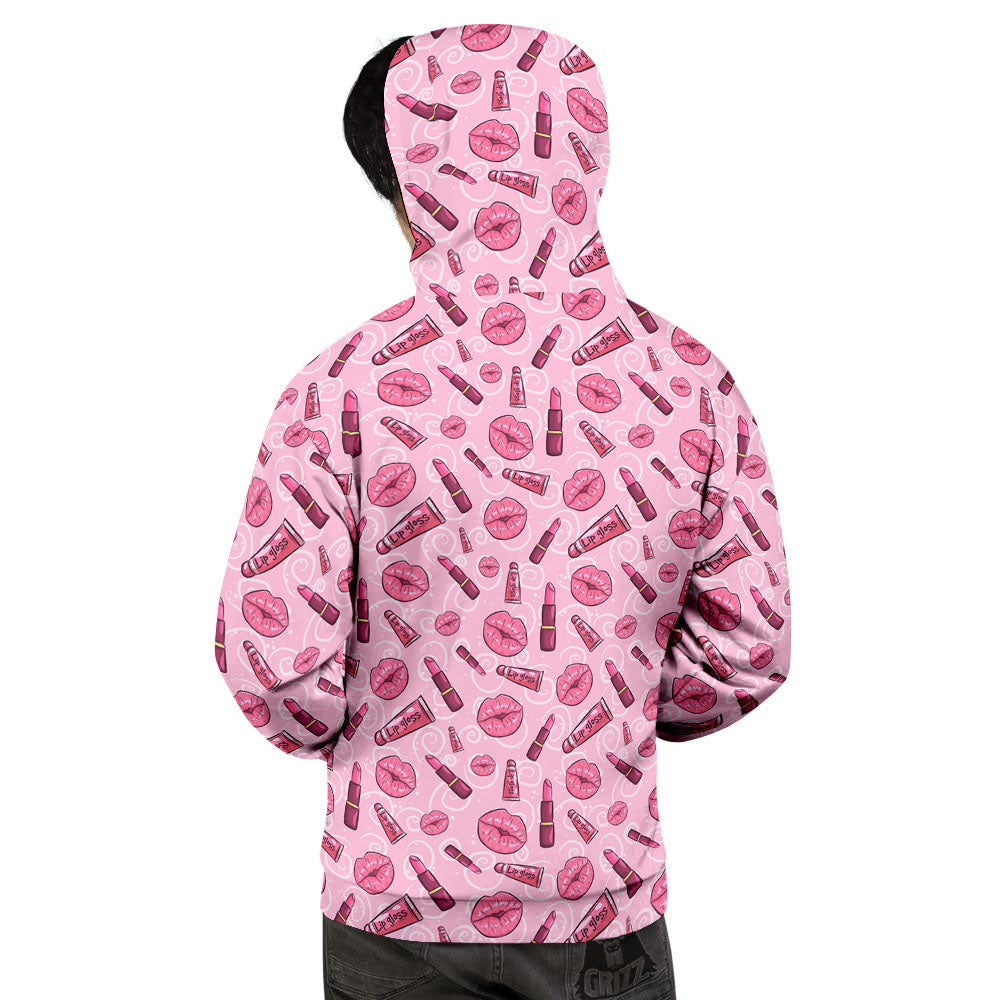 Lips Funky Kiss Print Pattern Men's Hoodie-grizzshop