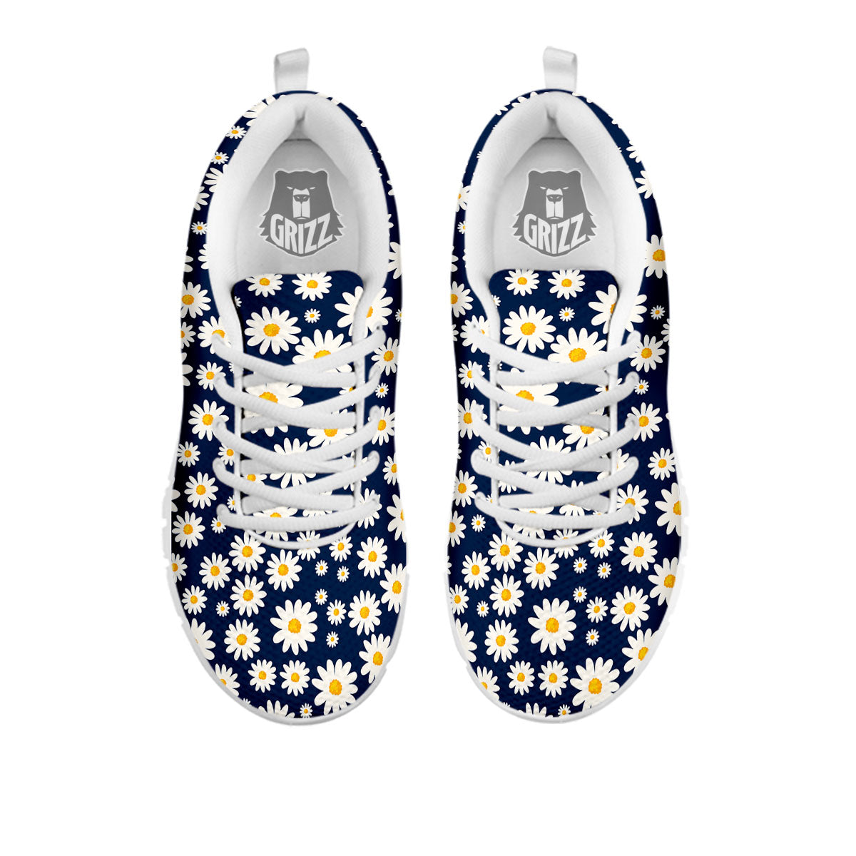 Little Daisy Daisy Print White Sneaker-grizzshop