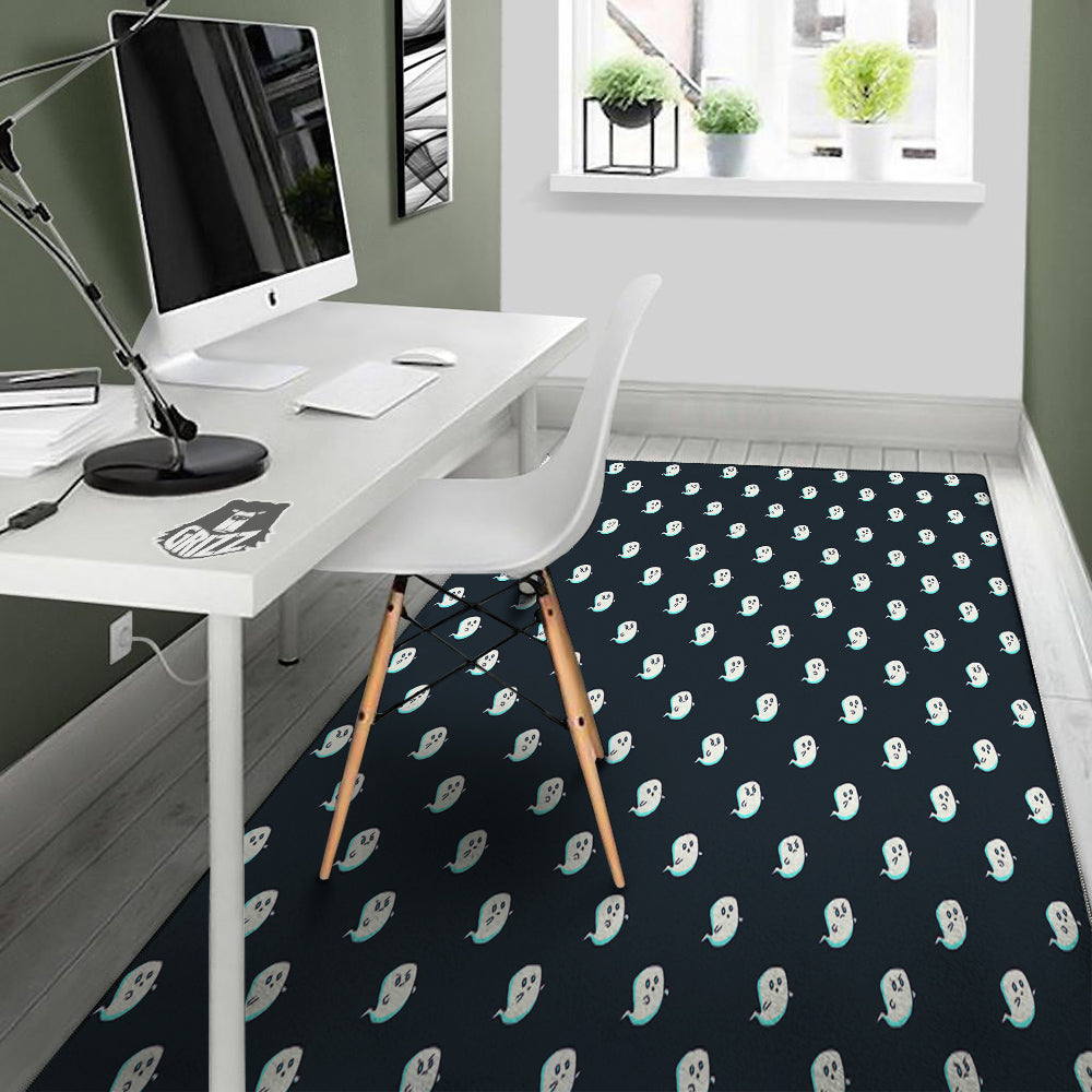 Little Ghost Cute Print Pattern Floor Mat-grizzshop