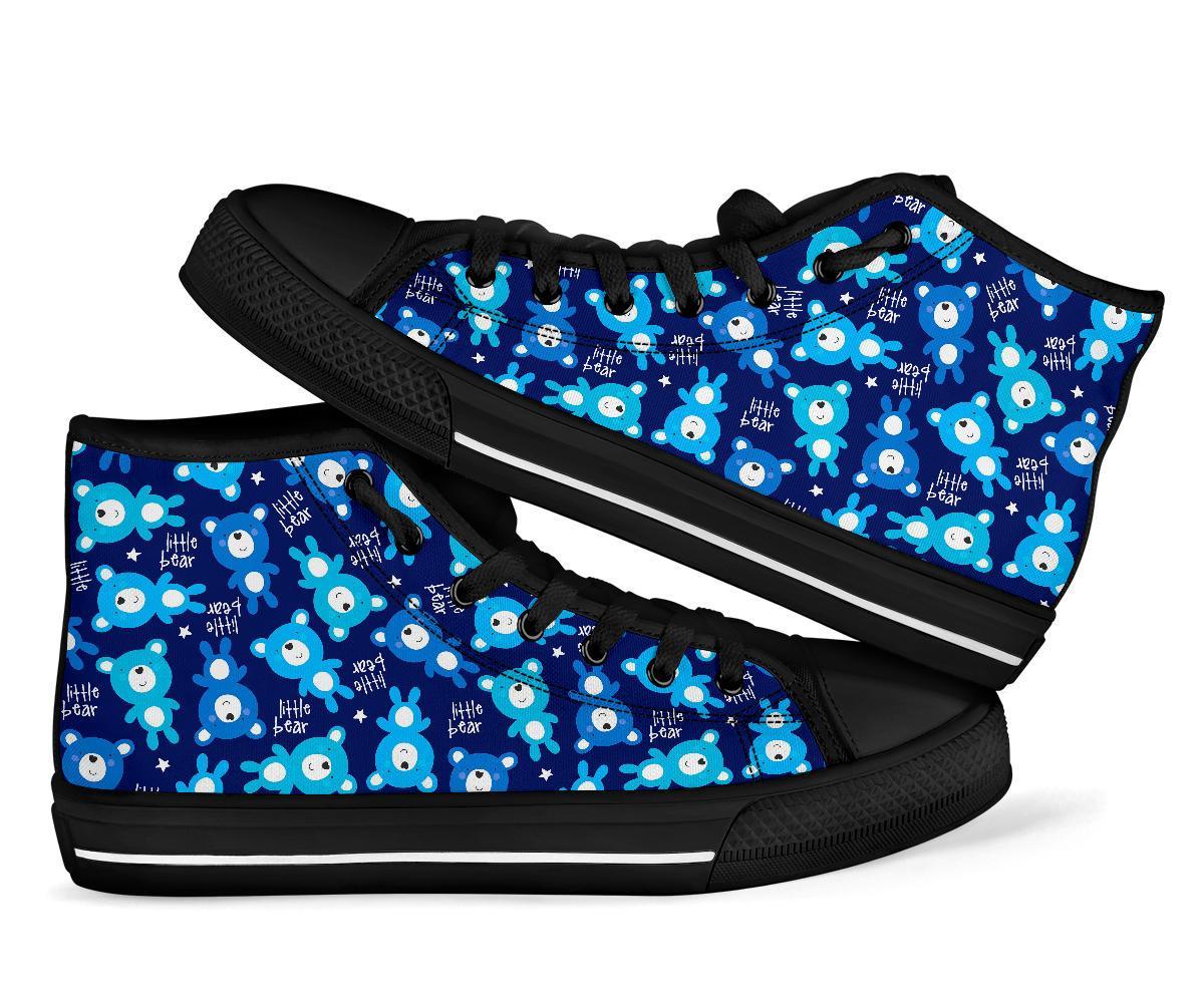 Fruit Raccoon Pattern Print Men Women's High Top Shoes