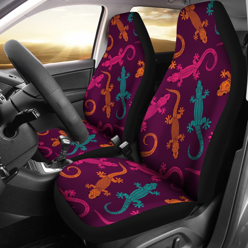 Lizard Pattern Print Universal Fit Car Seat Cover-grizzshop