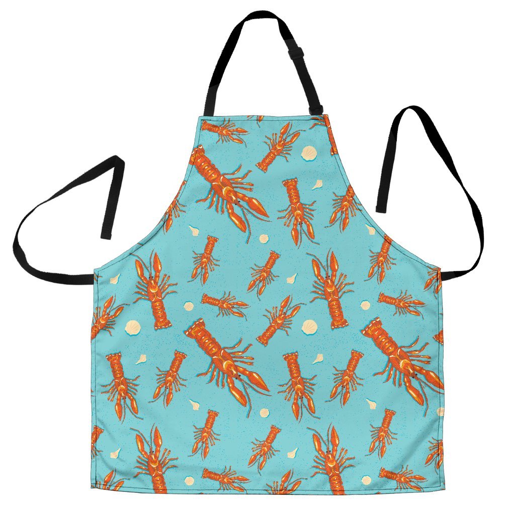 Lobster Pattern Print Women's Apron-grizzshop