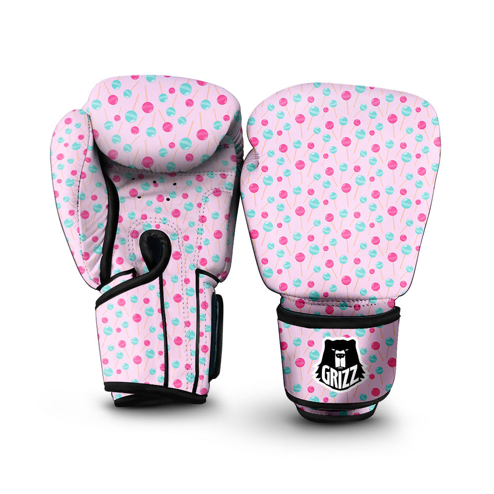 Lollipop Cartoon Print Pattern Boxing Gloves-grizzshop