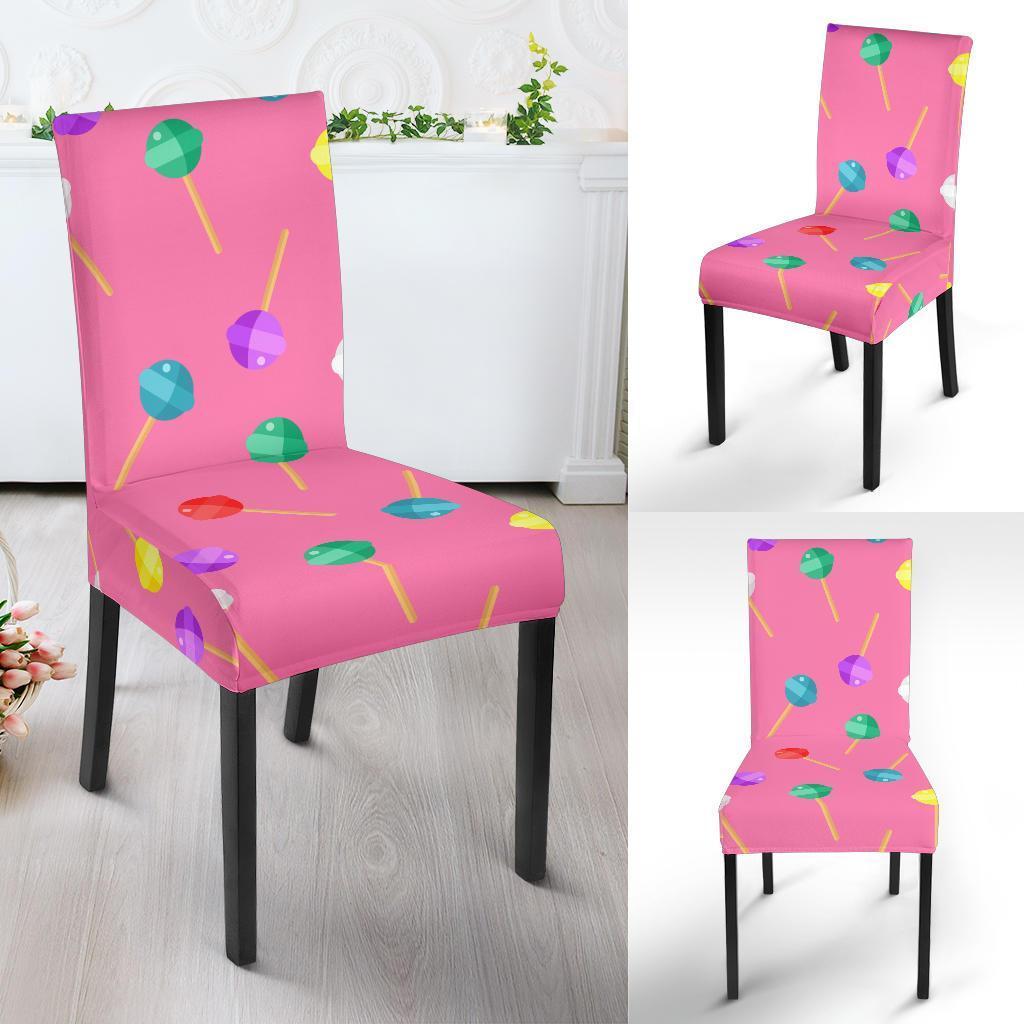 Lollipop Colorful Pattern Print Chair Cover-grizzshop