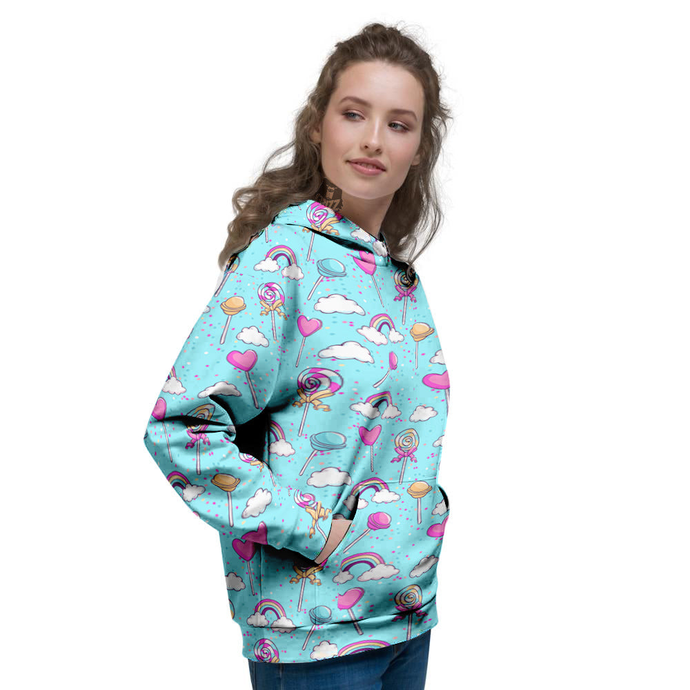 Lollipop Cute Print Pattern Women's Hoodie-grizzshop