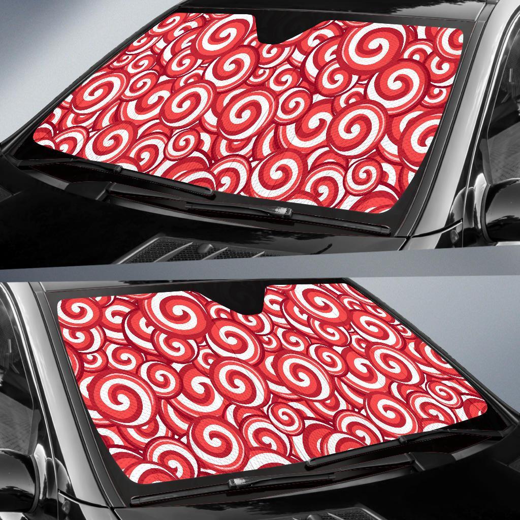 Lollipop Pattern Print Car Sun Shade-grizzshop