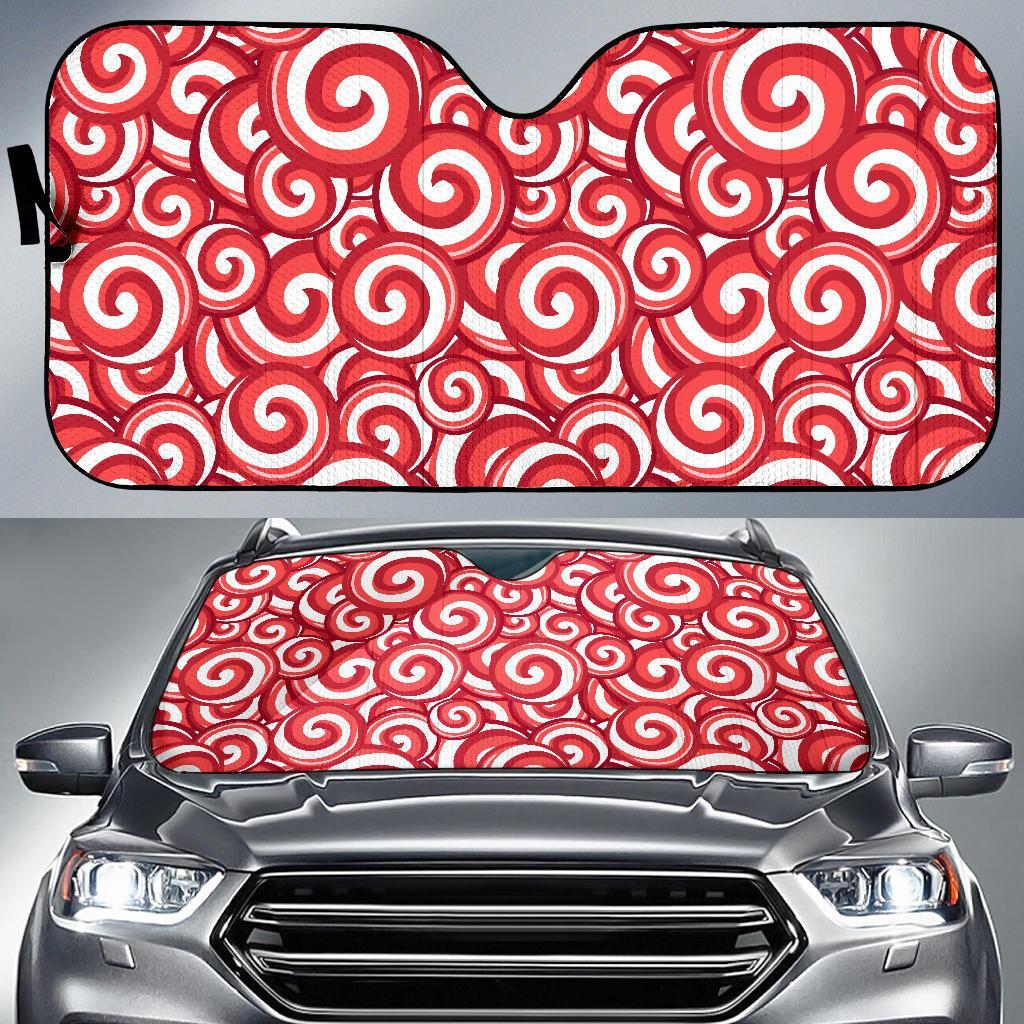 Lollipop Pattern Print Car Sun Shade-grizzshop