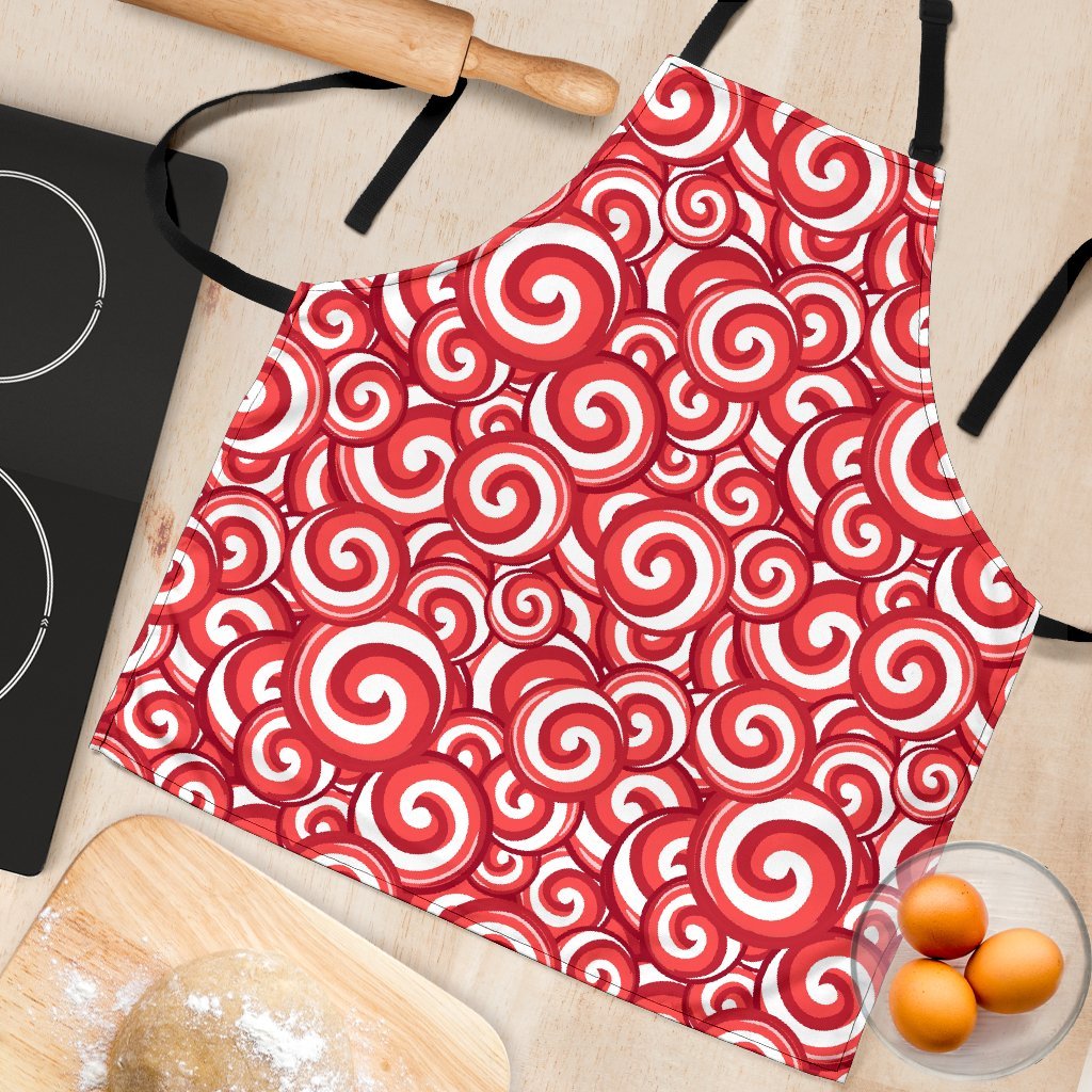 Lollipop Pattern Print Women's Apron-grizzshop