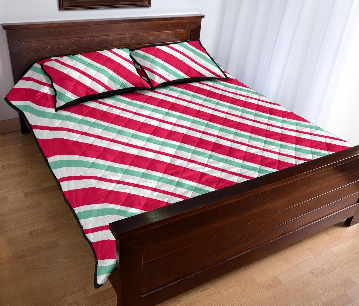 Lollipop Print Pattern Bed Set Quilt-grizzshop