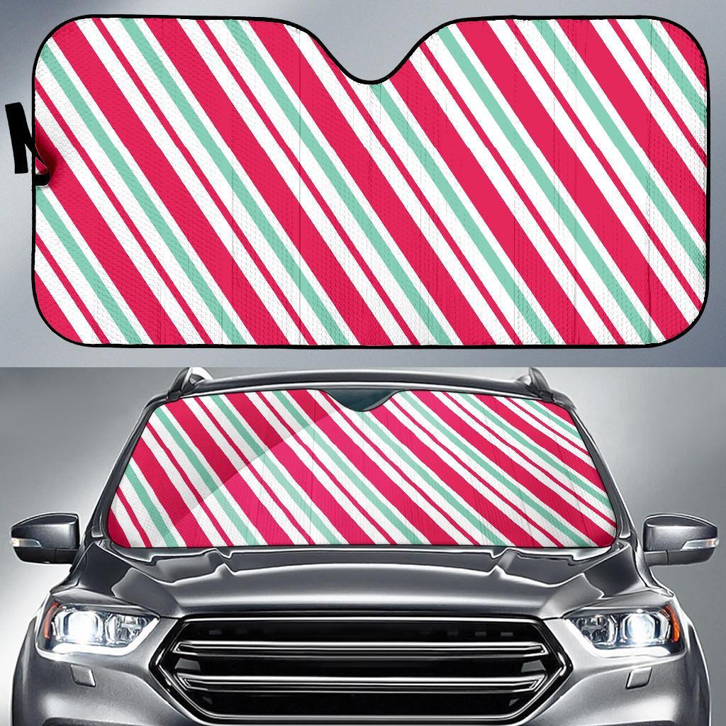 Lollipop Print Pattern Car Sun Shade-grizzshop