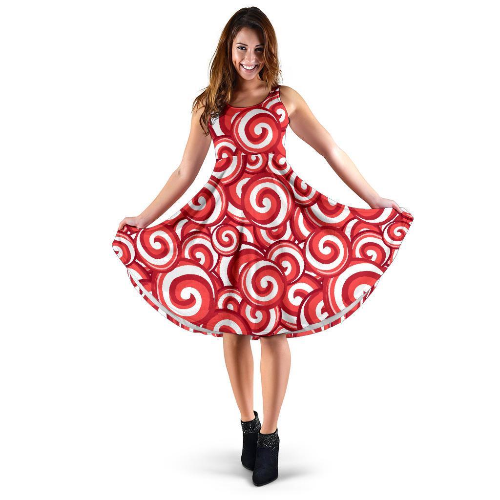 Lollipop Pattern Print Dress-grizzshop