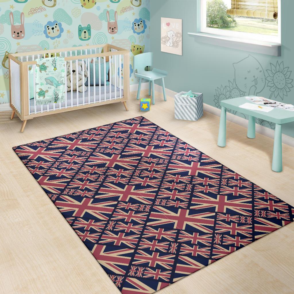 London British Flag Pattern Print Floor Mat-grizzshop