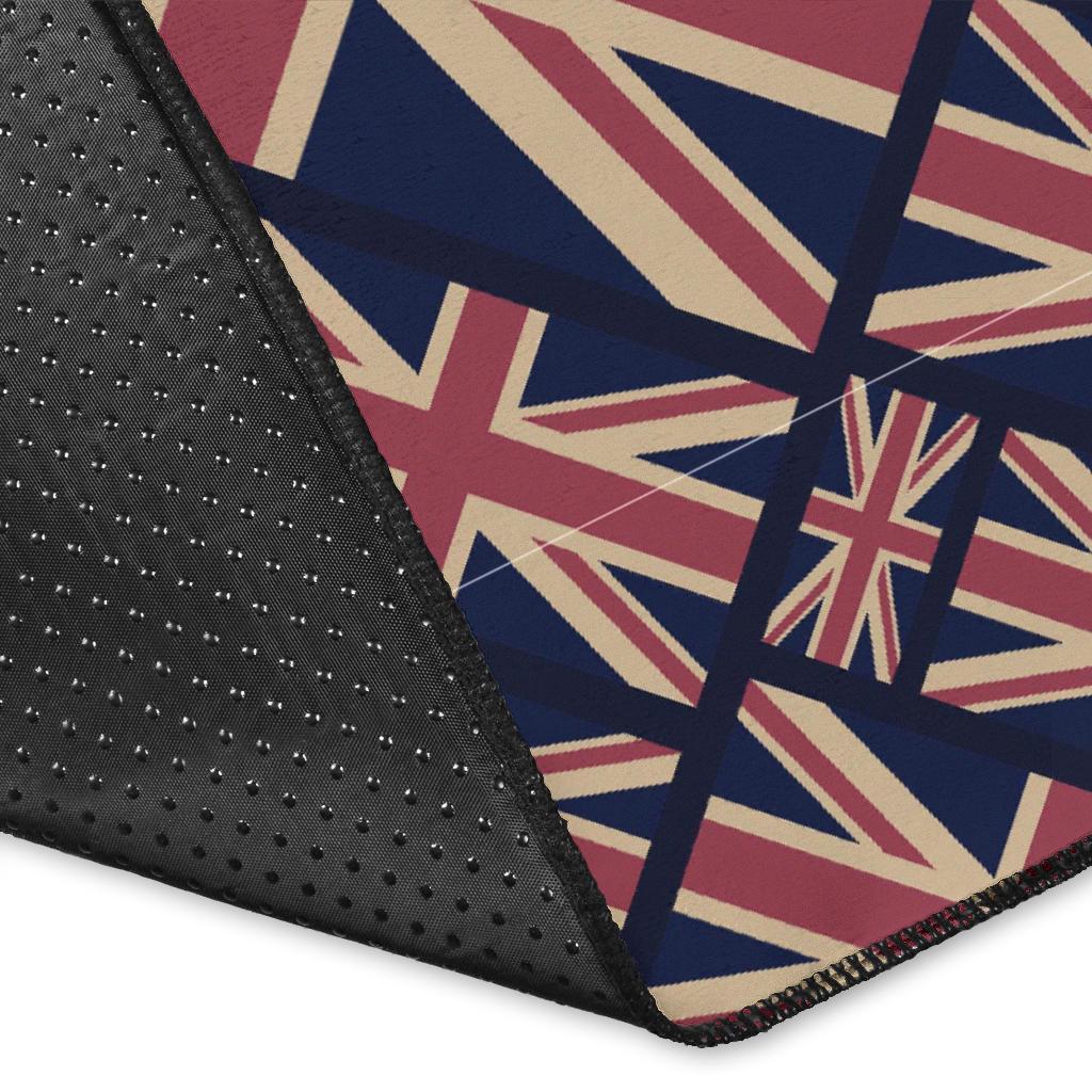London British Flag Pattern Print Floor Mat-grizzshop