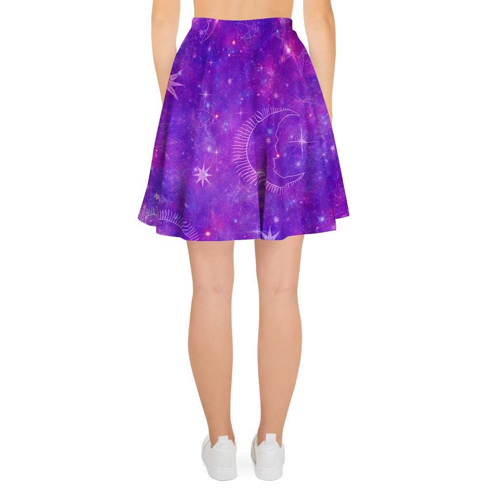 Luna Galaxy Space Women's Skirt-grizzshop