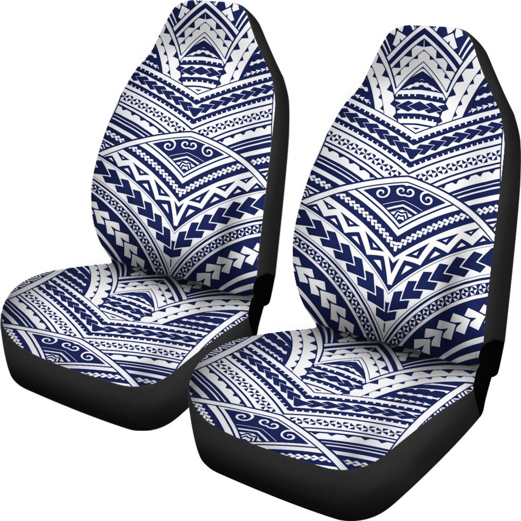 MAORI TATTOO PATTERN PRINT CAR SEAT COVER UNIVERSAL FIT-grizzshop