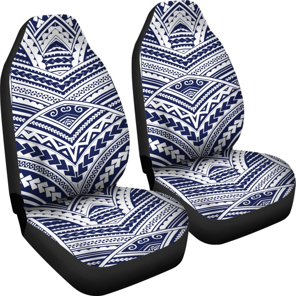 MAORI TATTOO PATTERN PRINT CAR SEAT COVER UNIVERSAL FIT-grizzshop