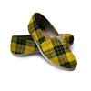 MacLeod Yellow Plaid Tartan Canvas Shoes-grizzshop