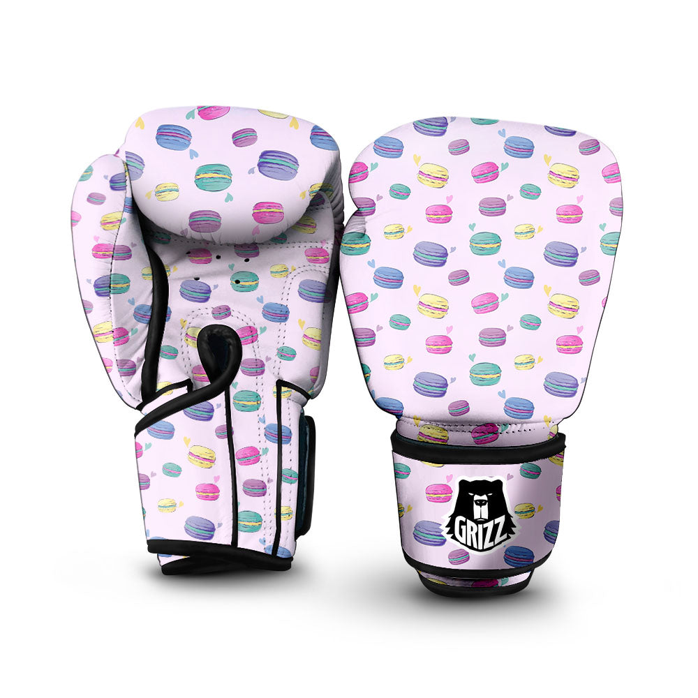 Macarons Pink Print Pattern Boxing Gloves
