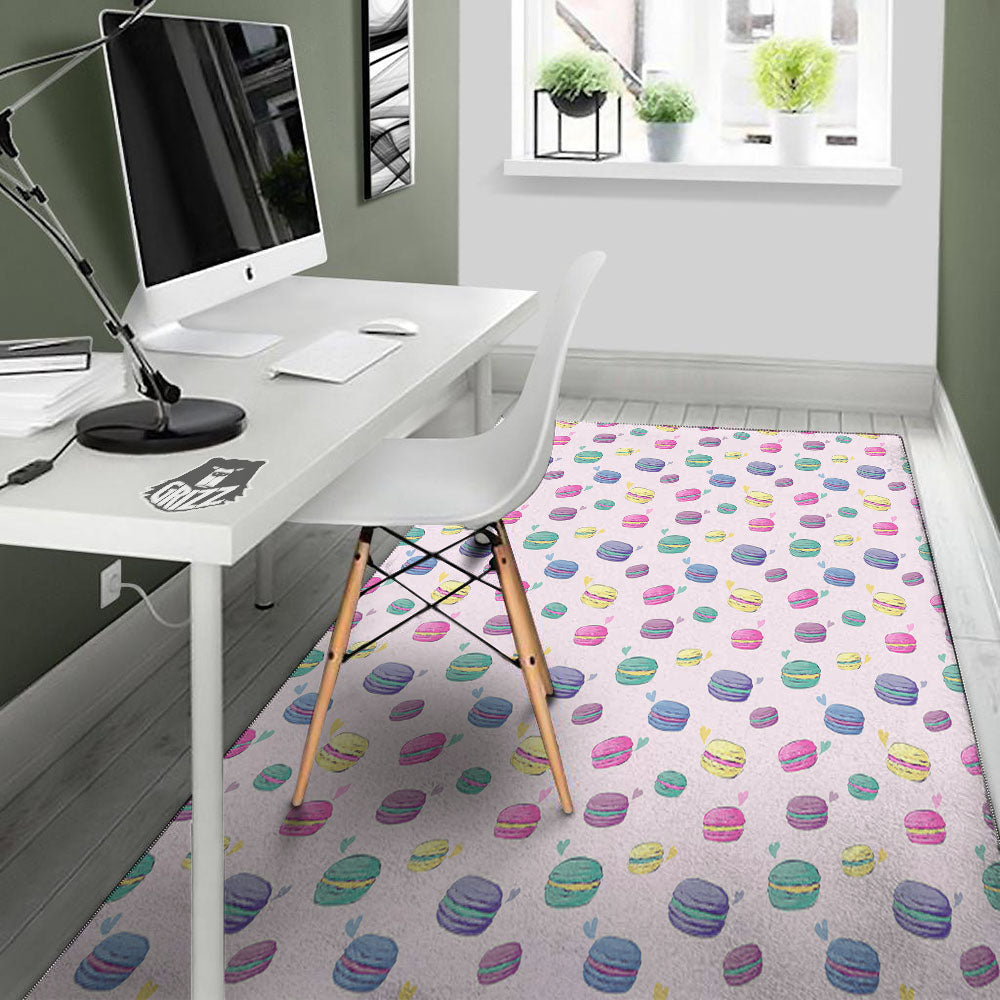 Macaron Colorful Print Pattern Floor Mat-grizzshop