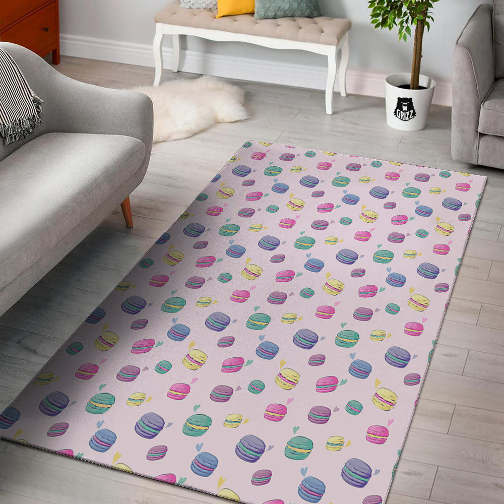 Macaron Colorful Print Pattern Floor Mat-grizzshop