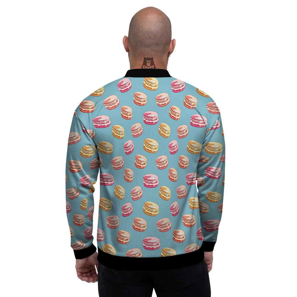 Macaron Cute Print Pattern Men's Bomber Jacket-grizzshop