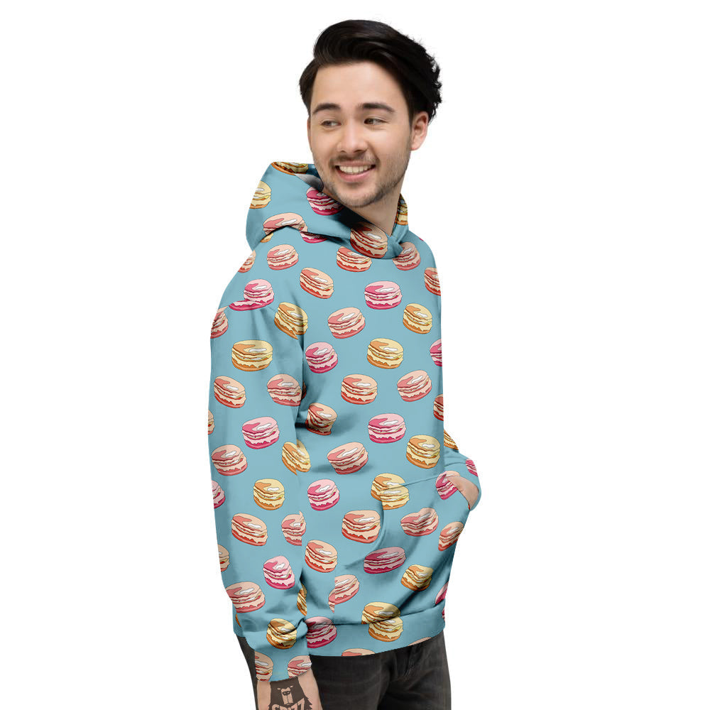 Macaron Cute Print Pattern Men's Hoodie-grizzshop
