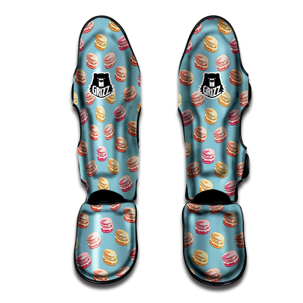 Macaron Cute Print Pattern Muay Thai Shin Guards-grizzshop
