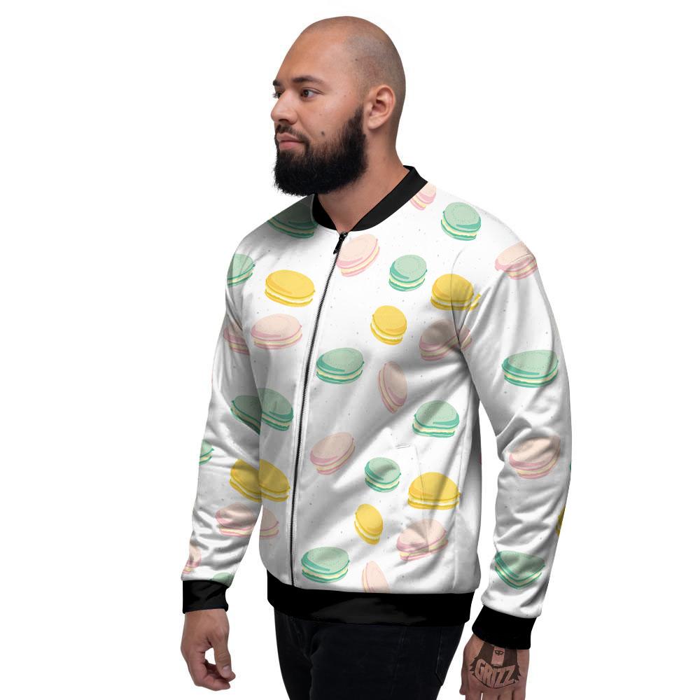Macaron Pastel Print Pattern Men's Bomber Jacket-grizzshop