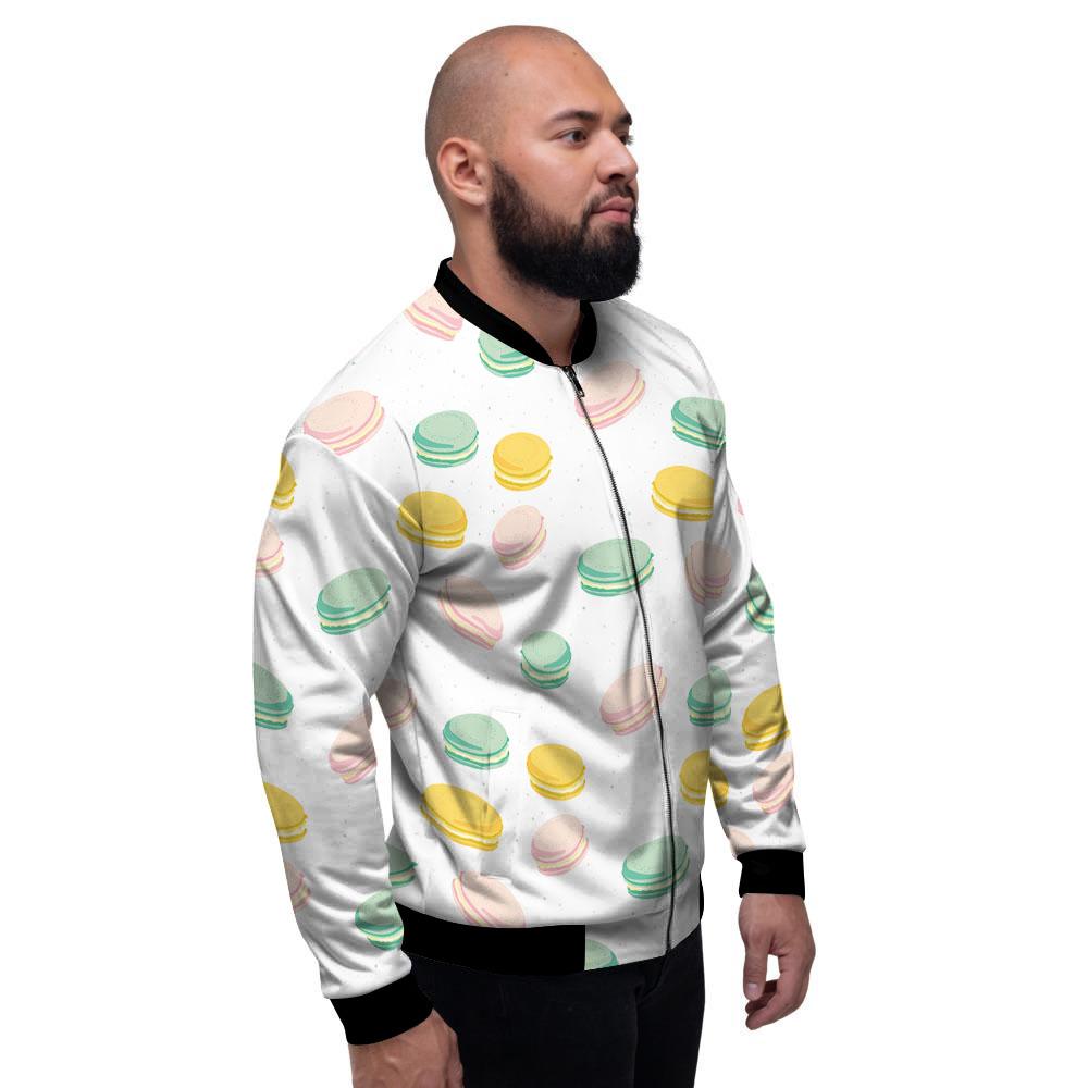 Macaron Pastel Print Pattern Men's Bomber Jacket-grizzshop