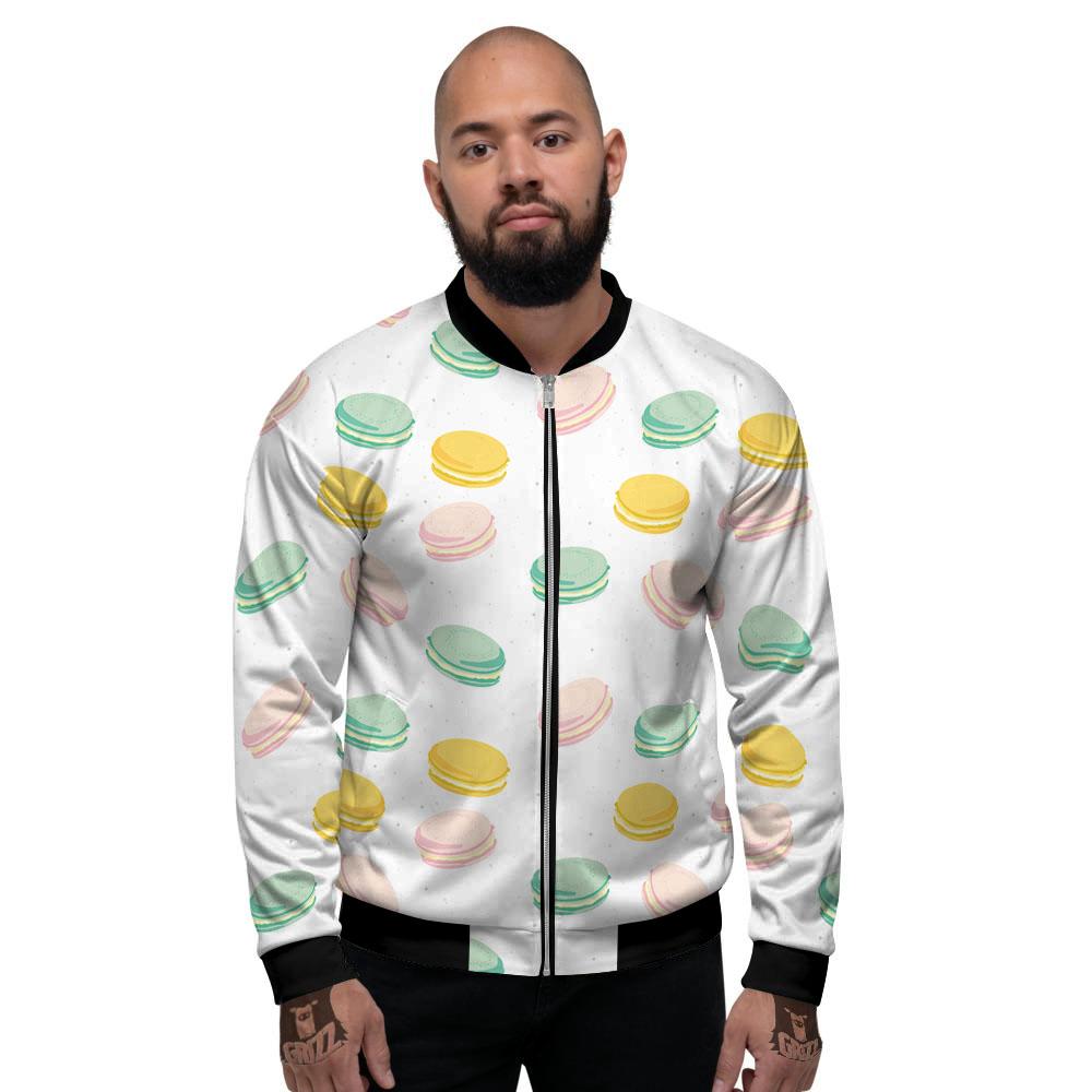 Macaron Pastel Print Pattern Men's Bomber Jacket-grizzshop