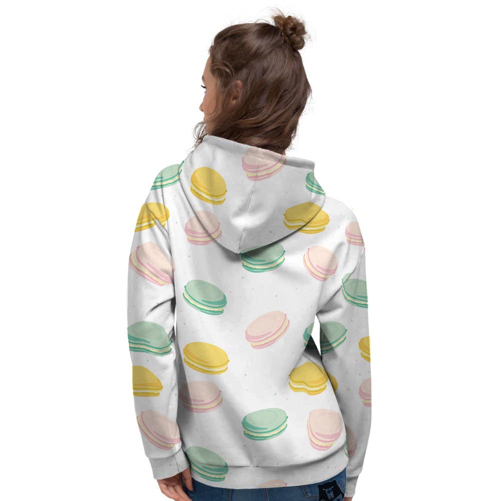 Macaron Pastel Print Pattern Women's Hoodie-grizzshop