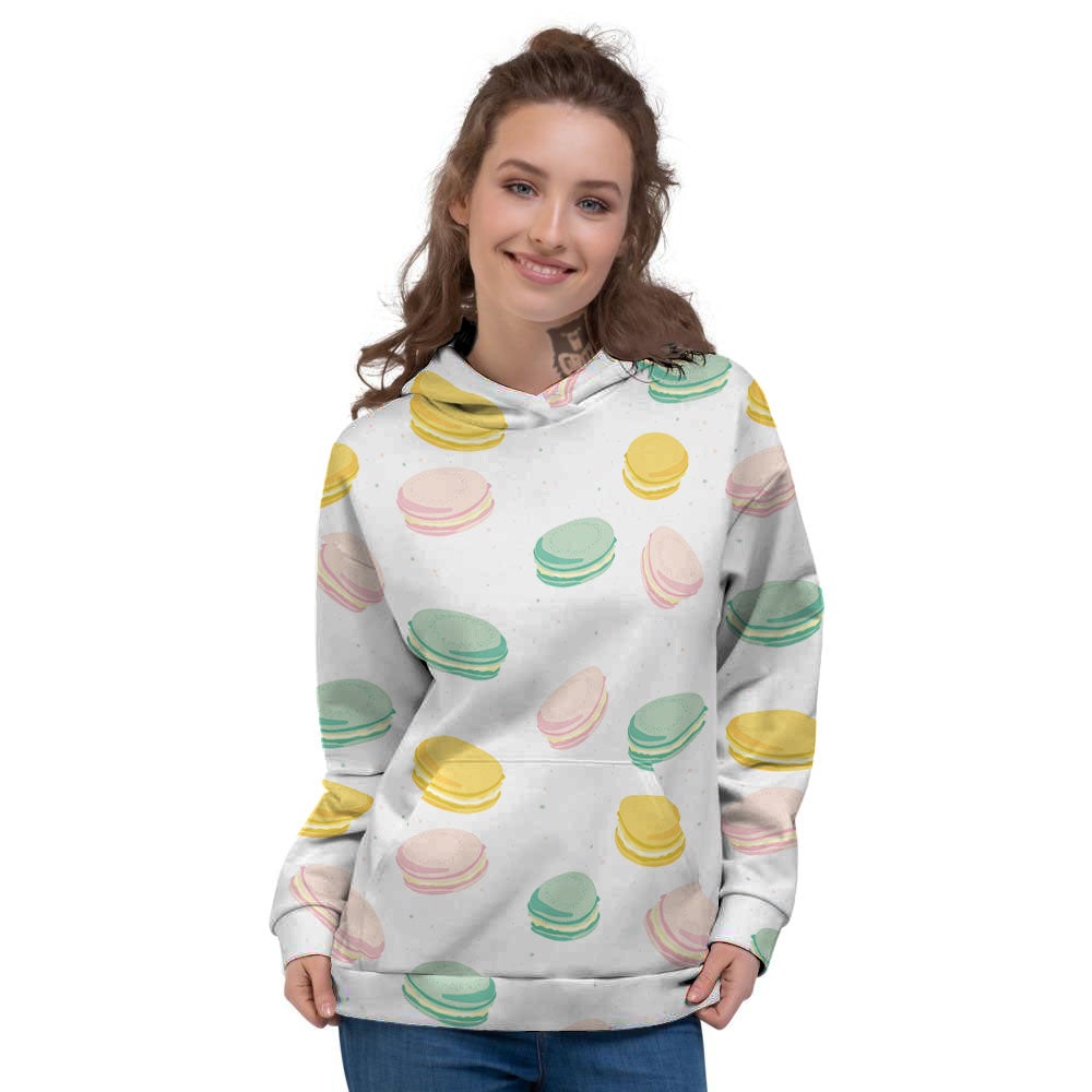 Macaron Pastel Print Pattern Women's Hoodie-grizzshop