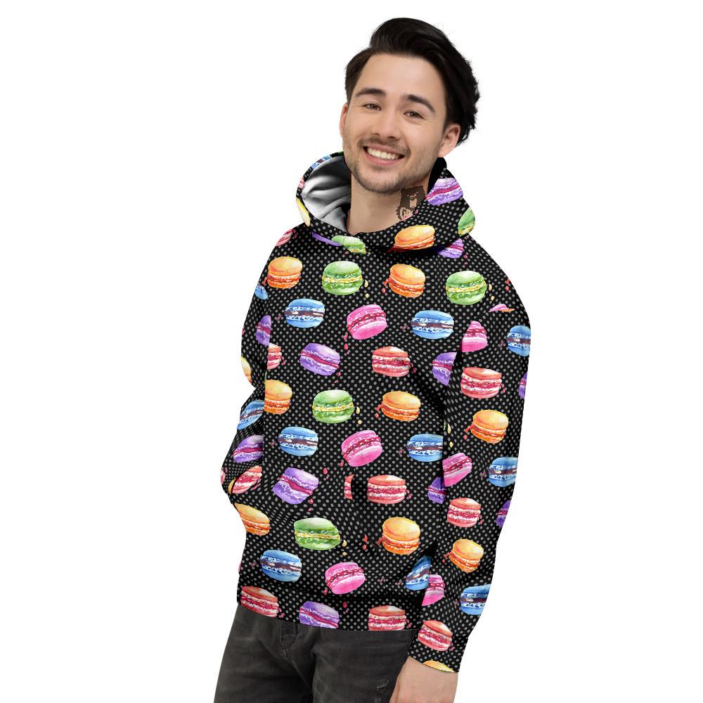 Macaron Polka Dot Print Pattern Men's Hoodie-grizzshop