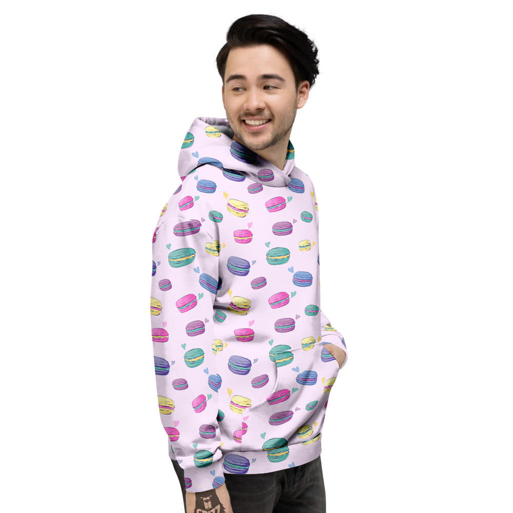 Macaron Print Pattern Men's Hoodie-grizzshop