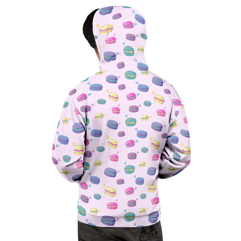 Macaron Print Pattern Men's Hoodie-grizzshop