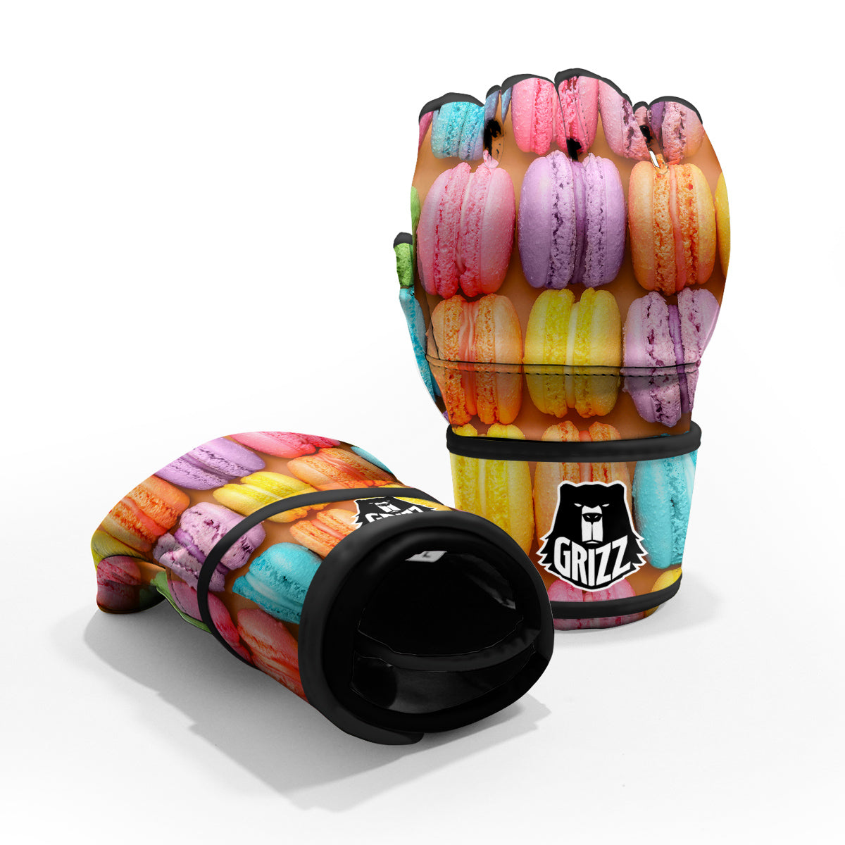 Macarons Colorful Print MMA Gloves-grizzshop
