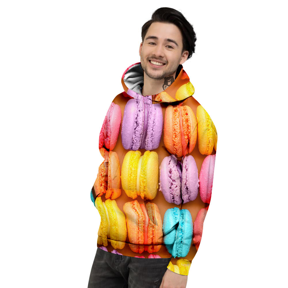 Macarons Colorful Print Men's Hoodie-grizzshop
